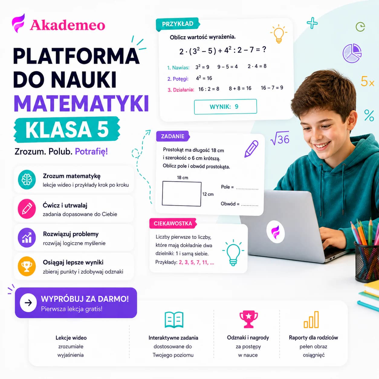 platforma do nauki matematyki klasa 5
