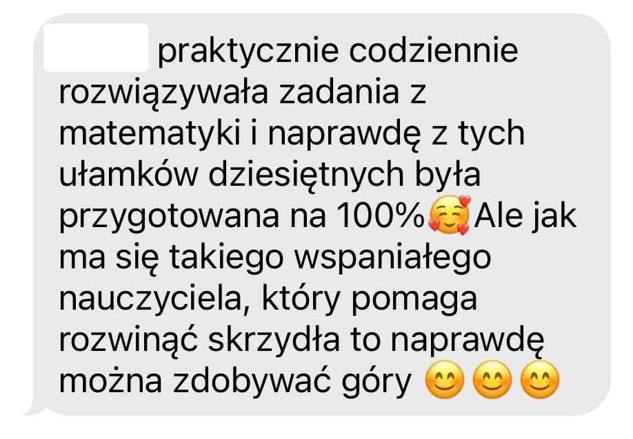 Opinia rodzica ucznia Akademeo 2