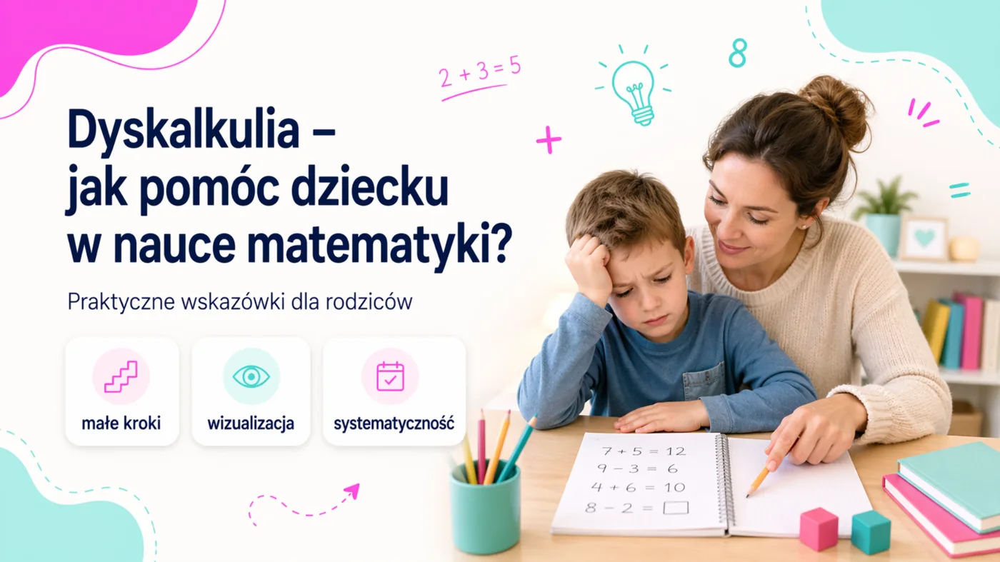 Dyskalkulia – jak pomóc dziecku w nauce matematyki