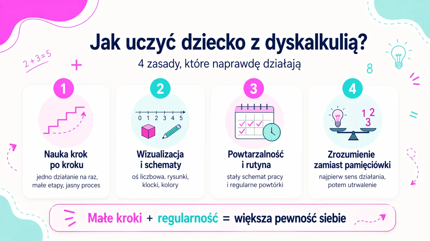 Jak uczyć dziecko z dyskalkulią – metody pracy
