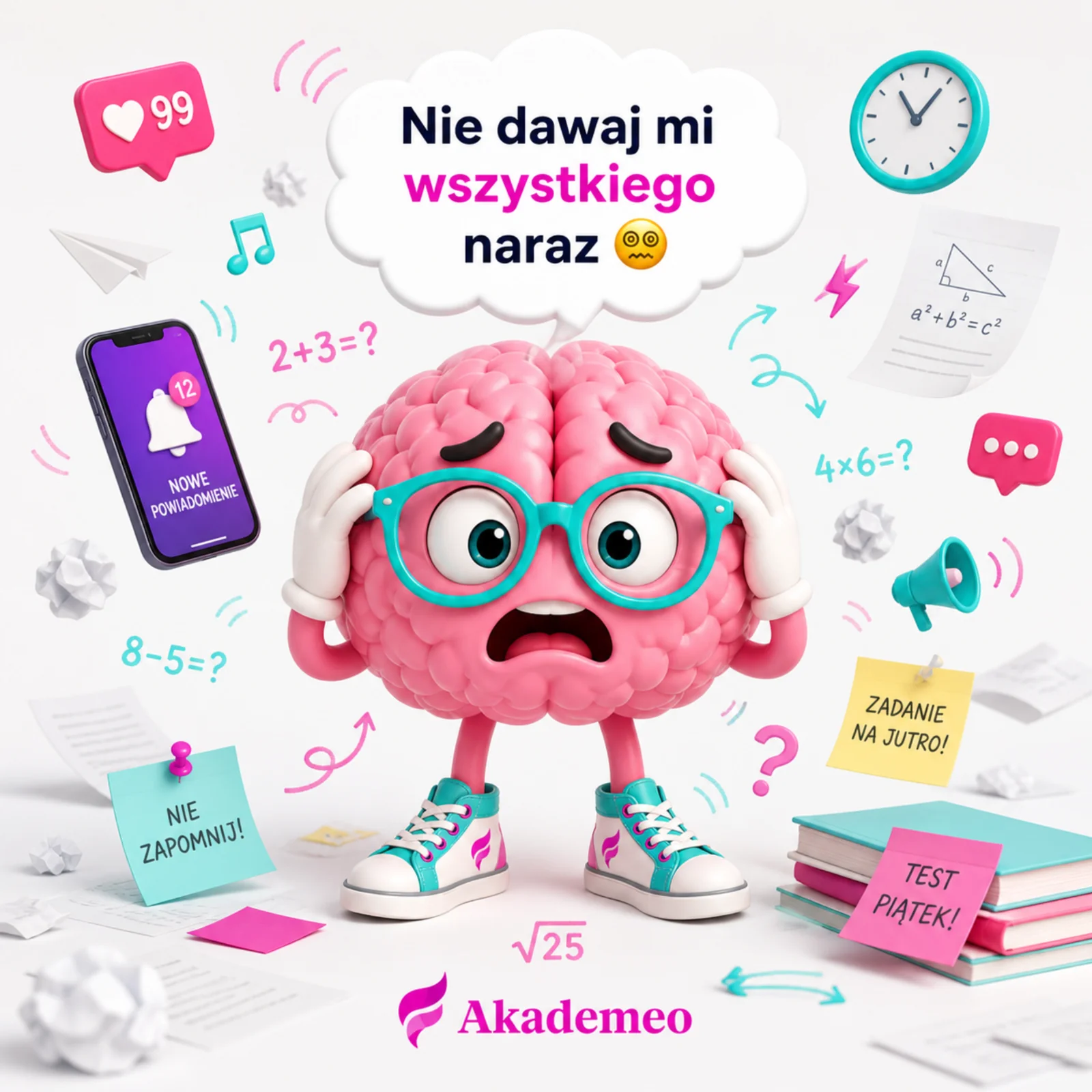Nie dawaj wszystkiego naraz – ADHD a nauka matematyki