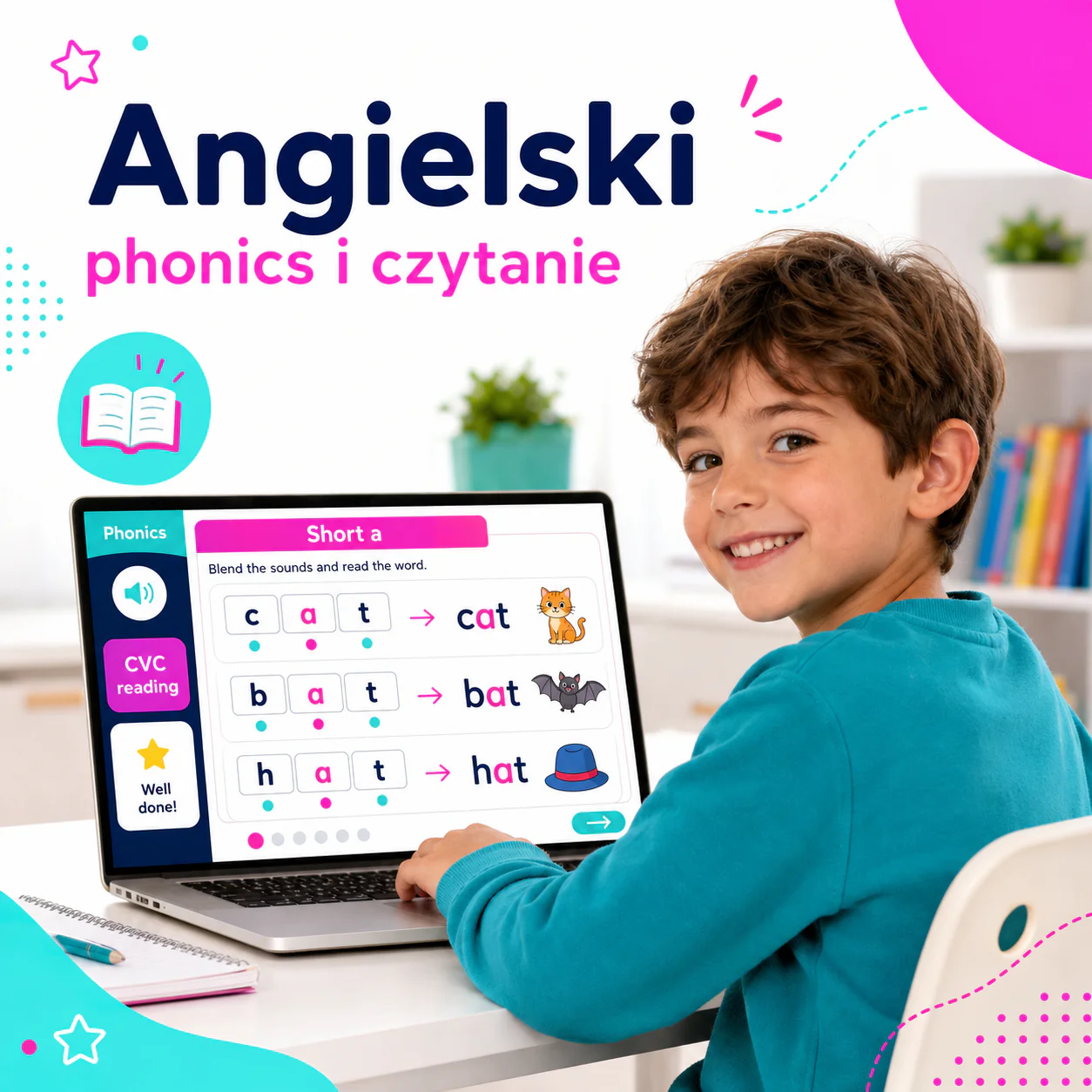 Kurs angielskiego online dla dzieci - Akademeo
